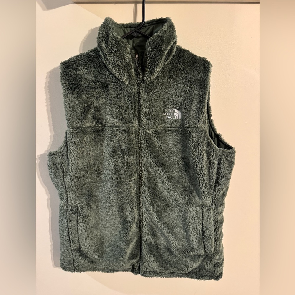 The North Face Olive Fleece Vest